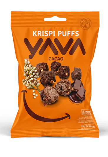 YAVA - Cacao Krispi Puffs 45g